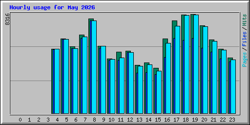 Hourly usage for May 2026